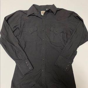 Ely Cattleman Black Button up